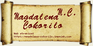 Magdalena Čokorilo vizit kartica